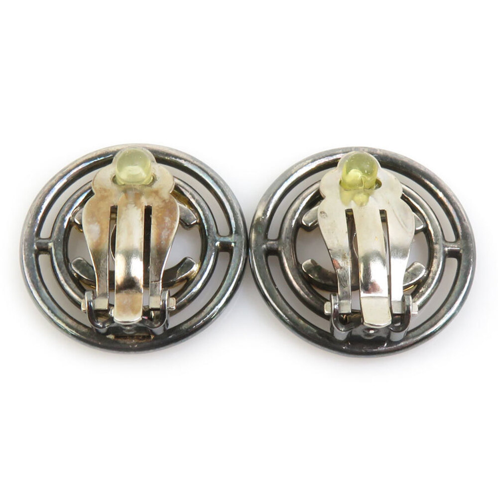 CHANEL Authentic Gold Logo Earrings - Picture 5 of 8